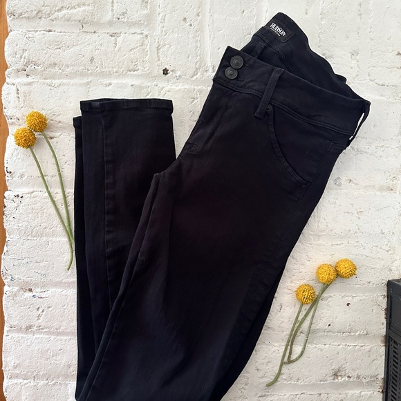 Hudson Black Skinny Jeans – Size 27 – Made in Los Angeles – EUC - Picture 1 of 6